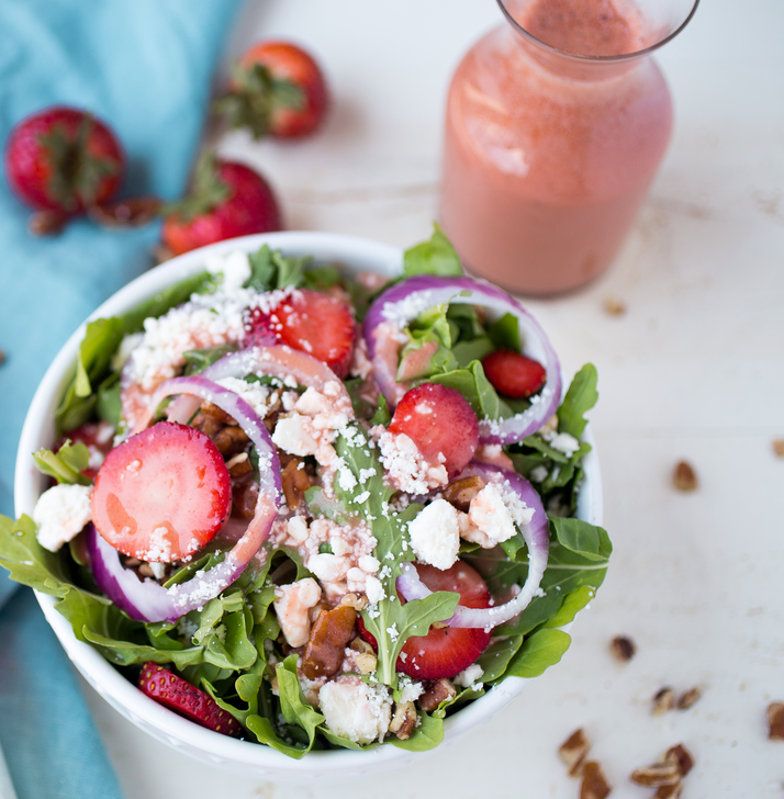 Strawberry Balsamic Summer Salad